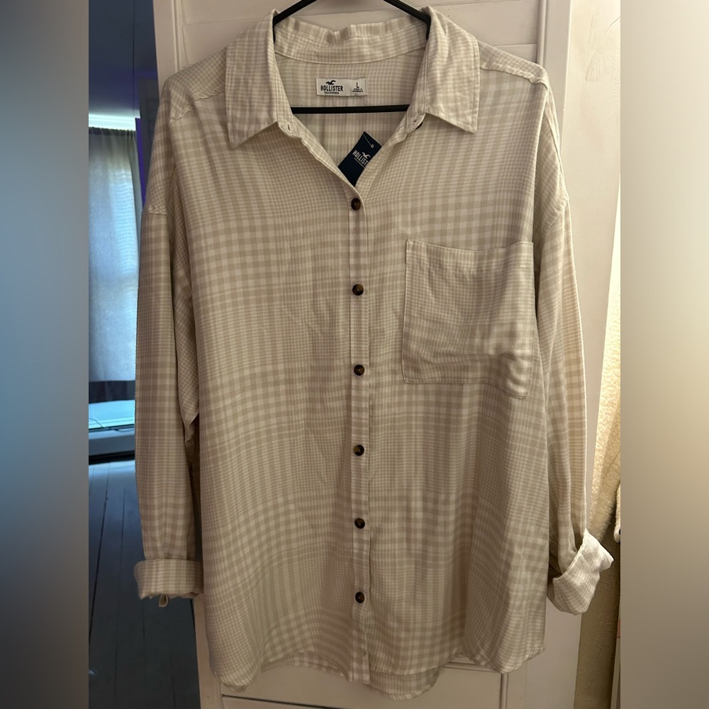 Hollister plaid shirt